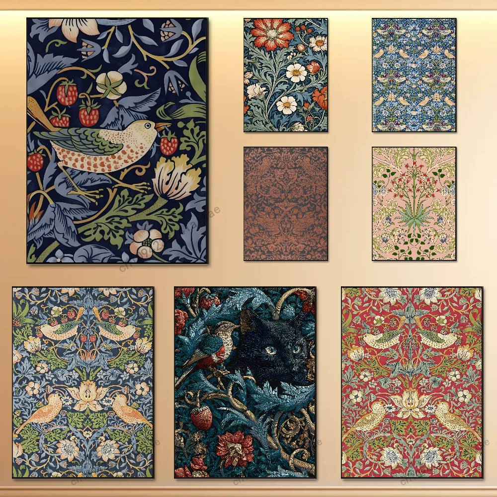 Art Craft William Morris - William Morris Strawberry Thief Poster Wall