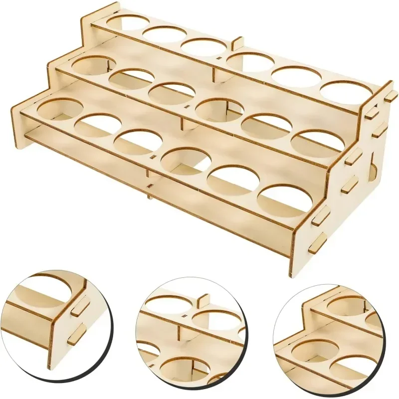 Art Craft Organizer - Wooden Paint Rack Organizer for Pigment