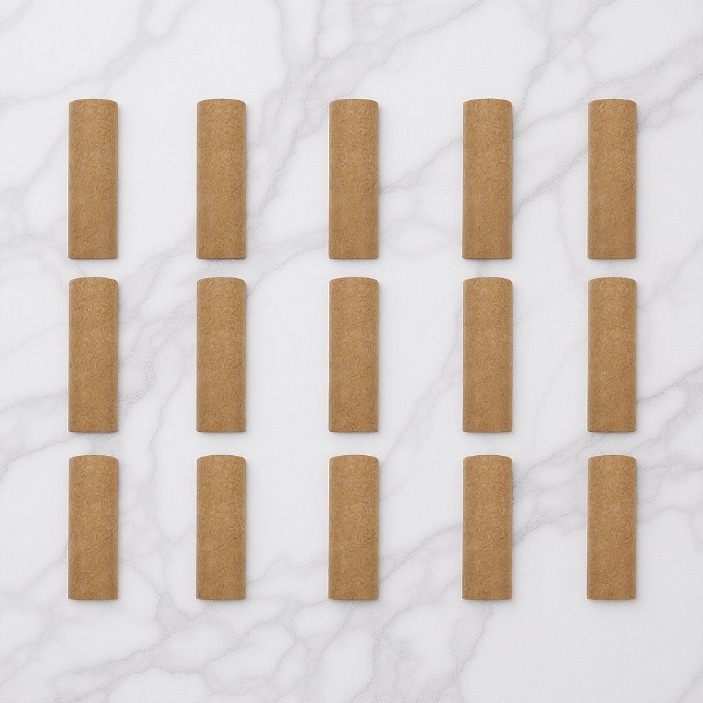 Art Craft With Cardboard - 15Pcs Kraft Paper Tubes Multi-Use Cardboard