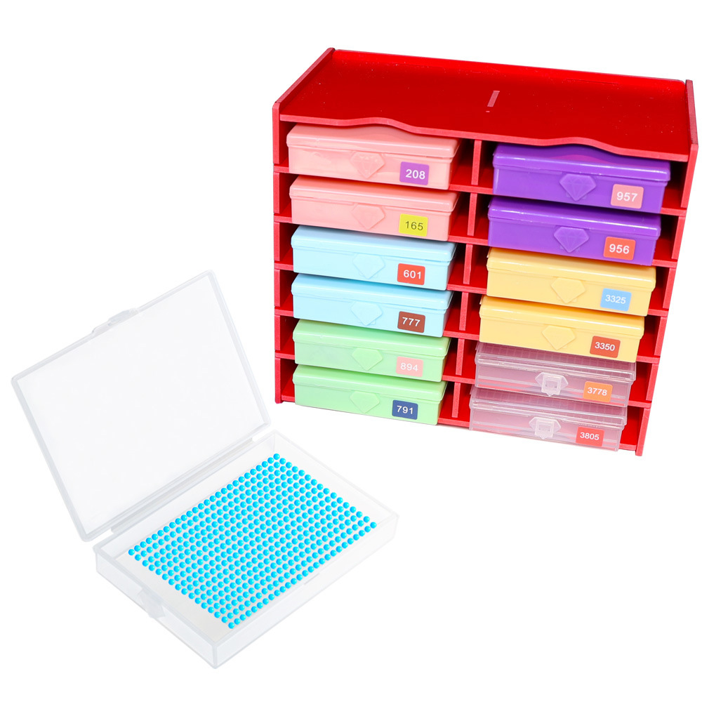 Art Craft Organizer - 12pcs Diamond Painting Art Trays with