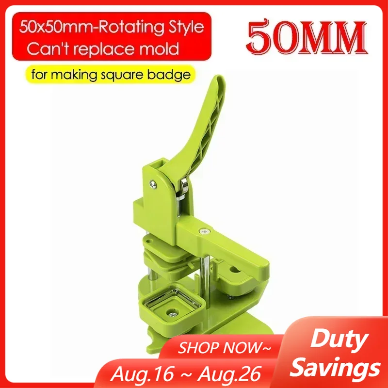 Art Craft Magnet - Rotating Style Square Badge Button Maker