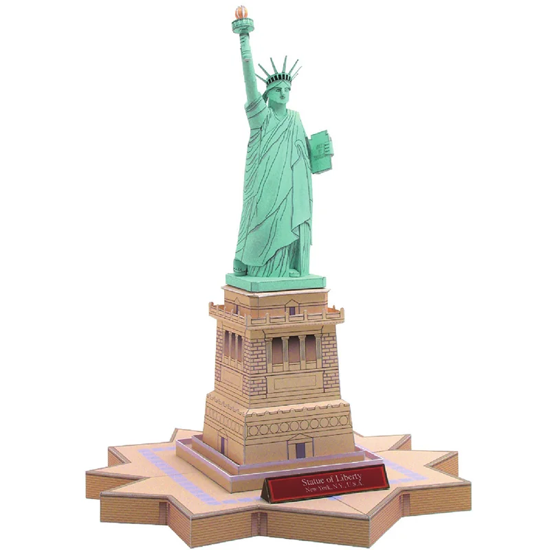 Art Craft With Cardboard - United States Statue of Liberty Large