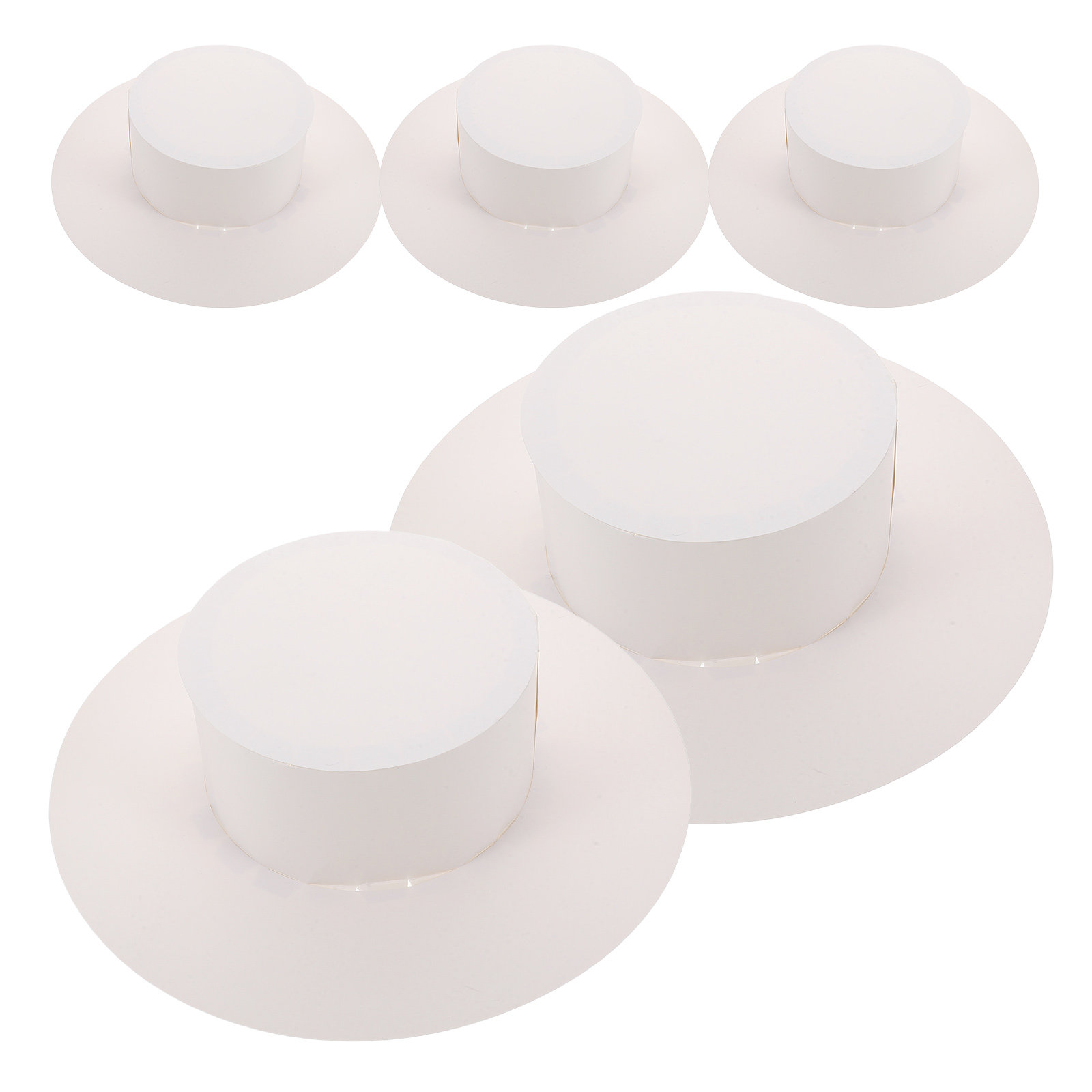 Art Craft Activities For Preschoolers - 5Pcs DIY Paintable Paper Sun Hats