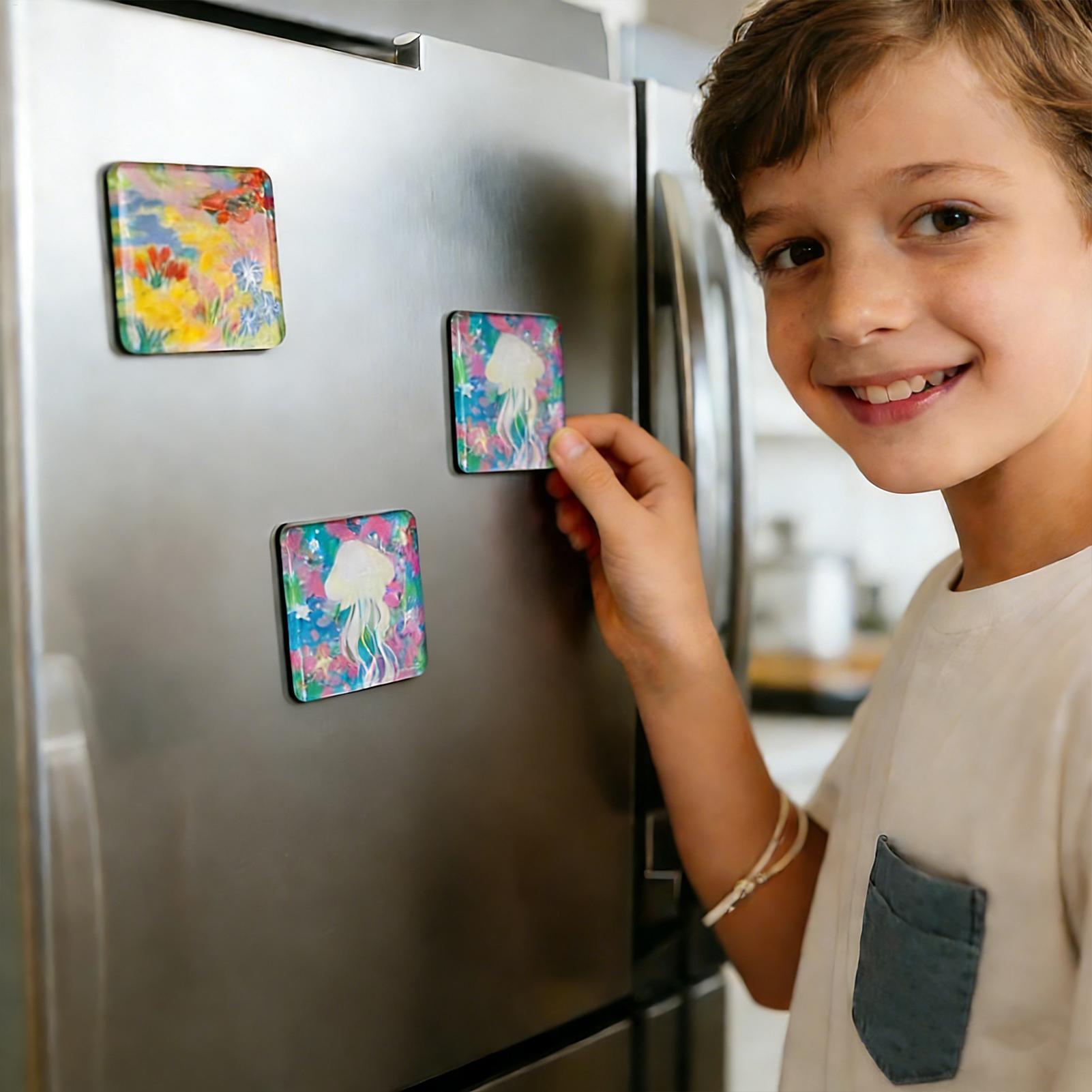 10pcs 5x5cm DIY Fridge Magnet  - đánh giá và giá Art Craft Magnet
