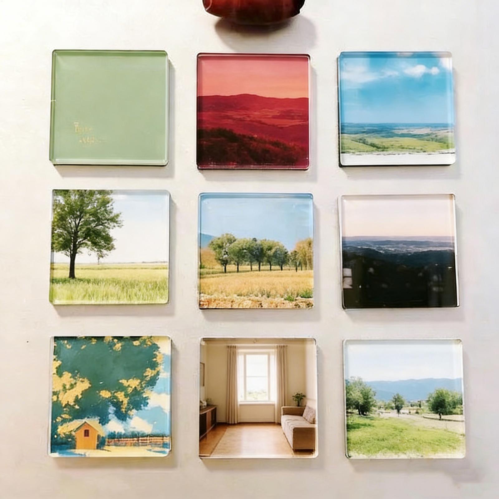10pcs 5x5cm DIY Fridge Magnet  - đánh giá và giá Art Craft Magnet