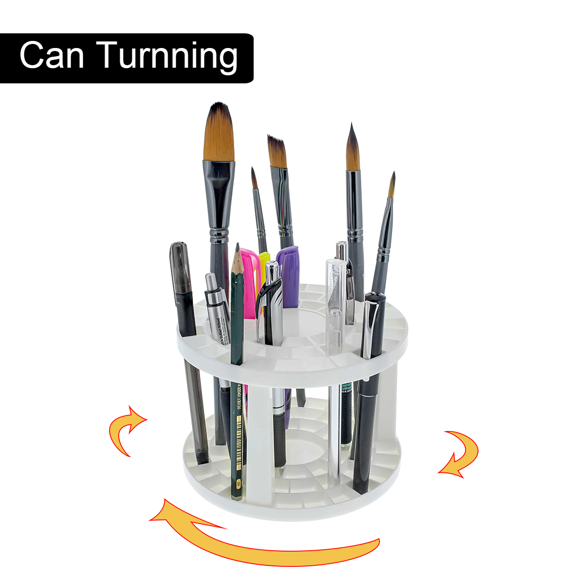 360° Rotating Art Brush Holder - đánh giá và giá Art Craft Organizer