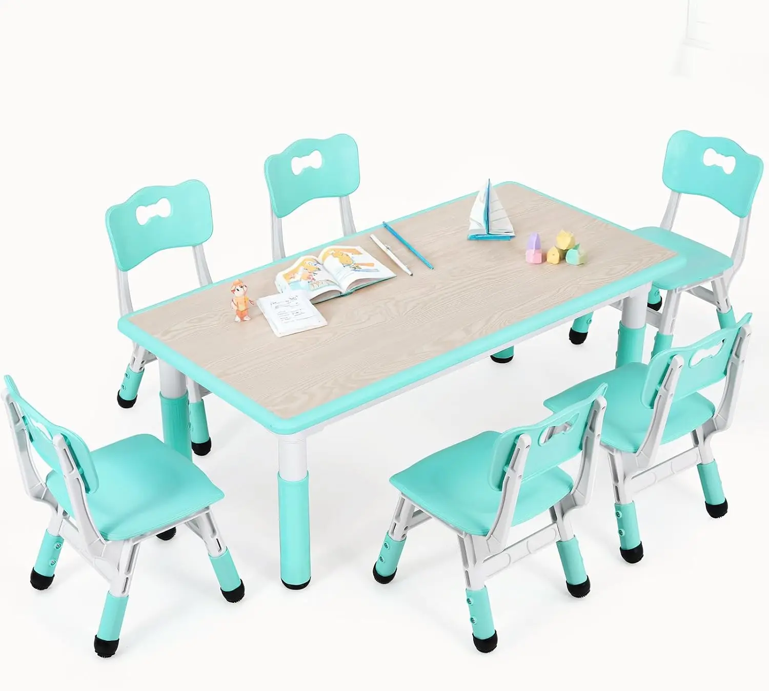 Kids Table and 6 Chairs Set, H - đánh giá và giá Art Craft Activities For Preschoolers
