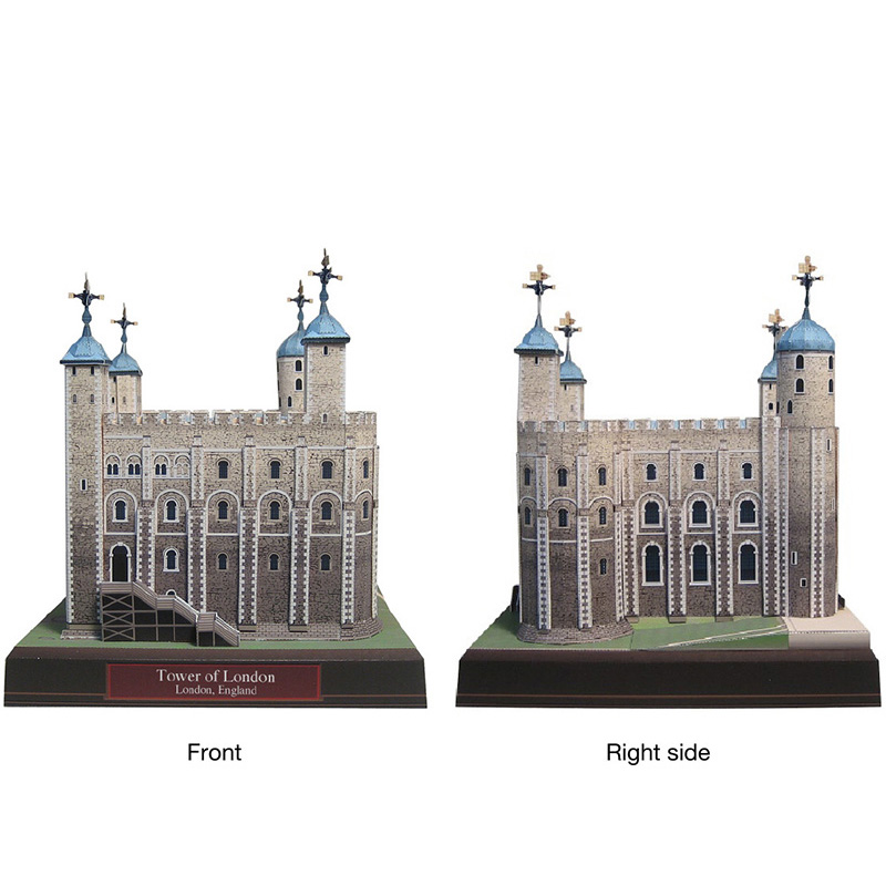 Vương Quốc Tháp Luân Đôn 3D Mô - đánh giá và giá Art Craft With Cardboard