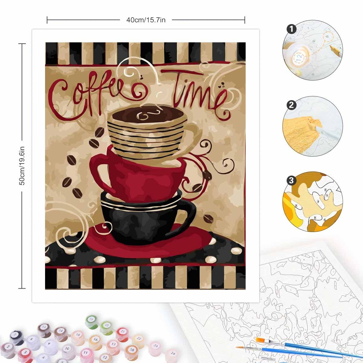 Paint By Numbers Kit for Adult - đánh giá và giá Art Craft Cup