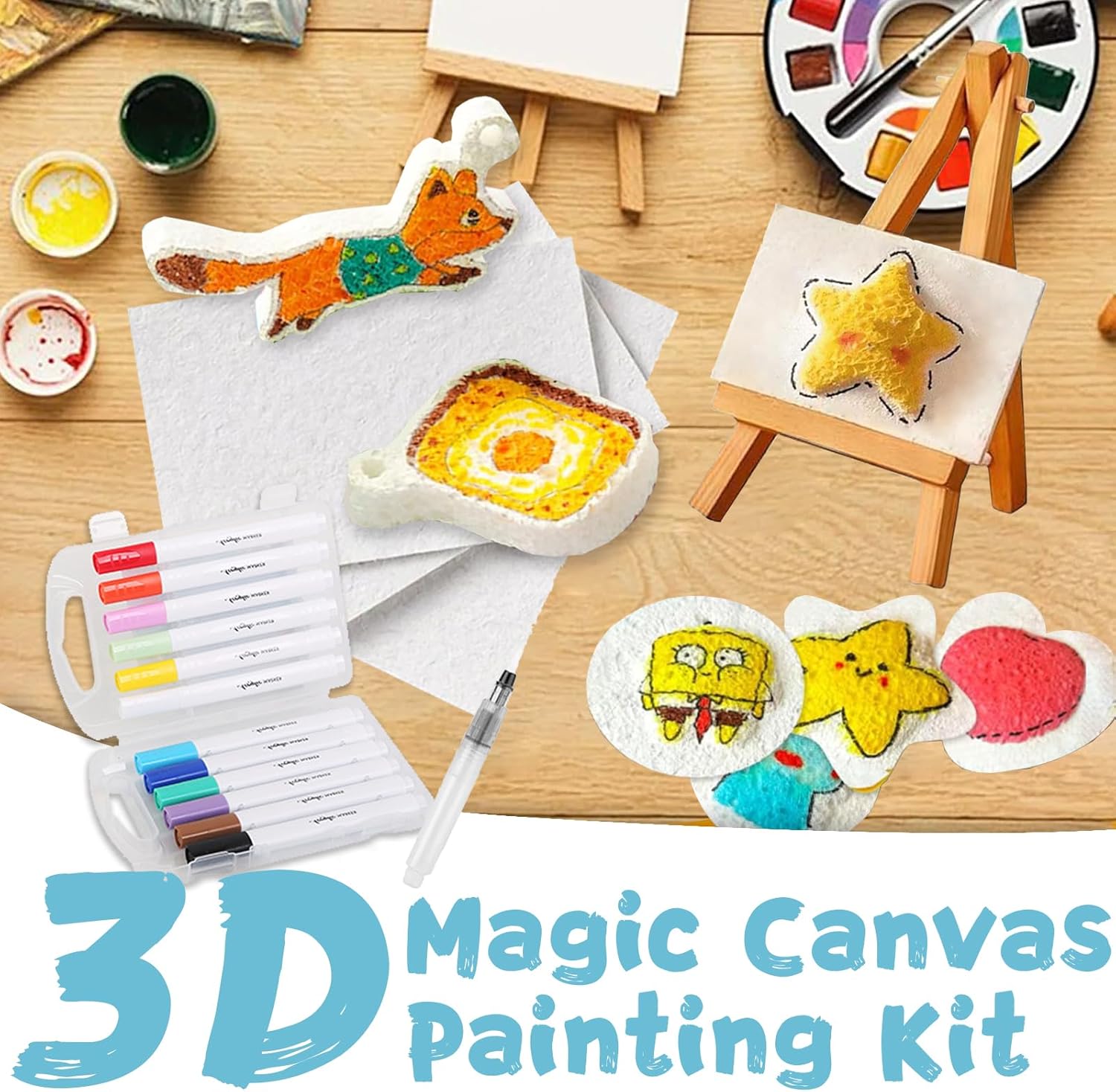3D Puffy Foam Texture Painting - đánh giá và giá Art Craft With Paper