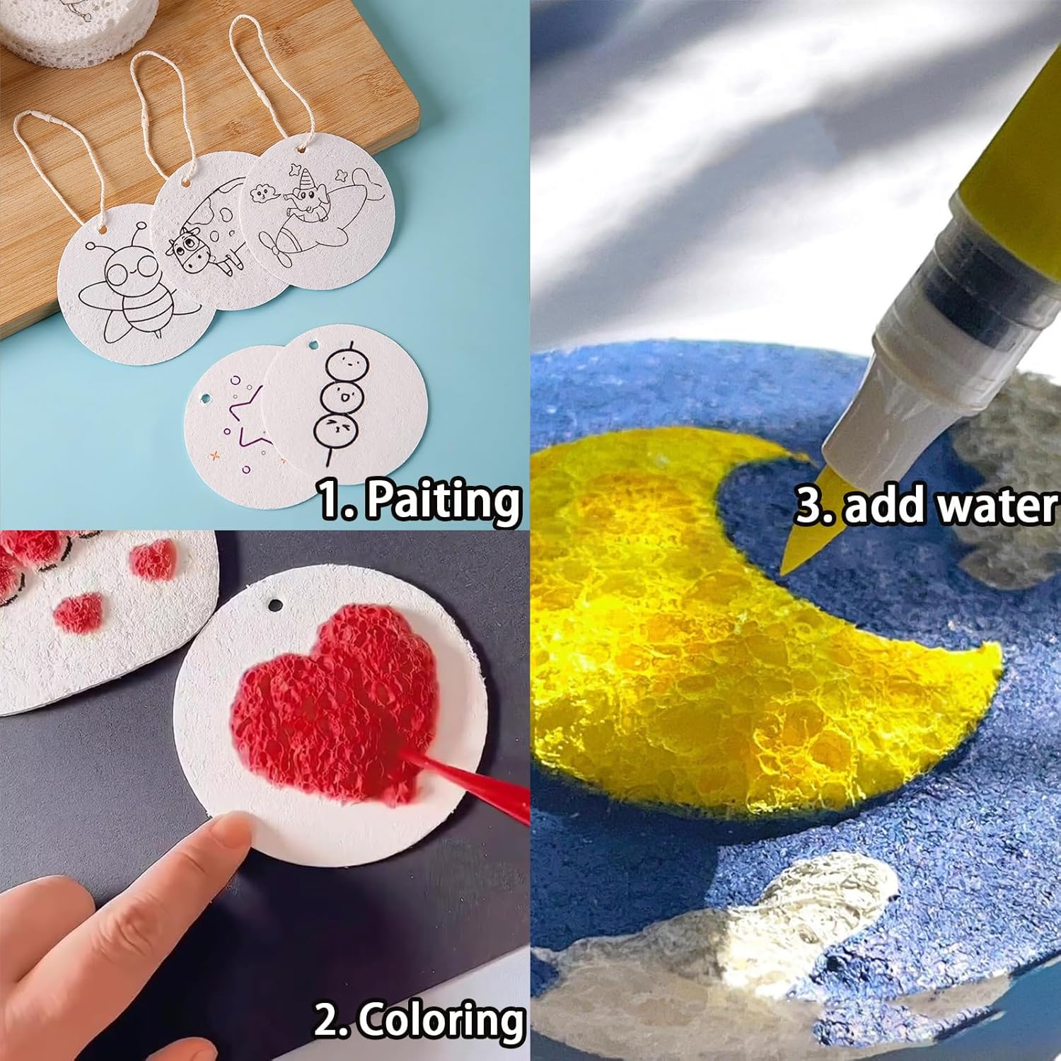 3D Puffy Foam Texture Painting - đánh giá và giá Art Craft With Paper