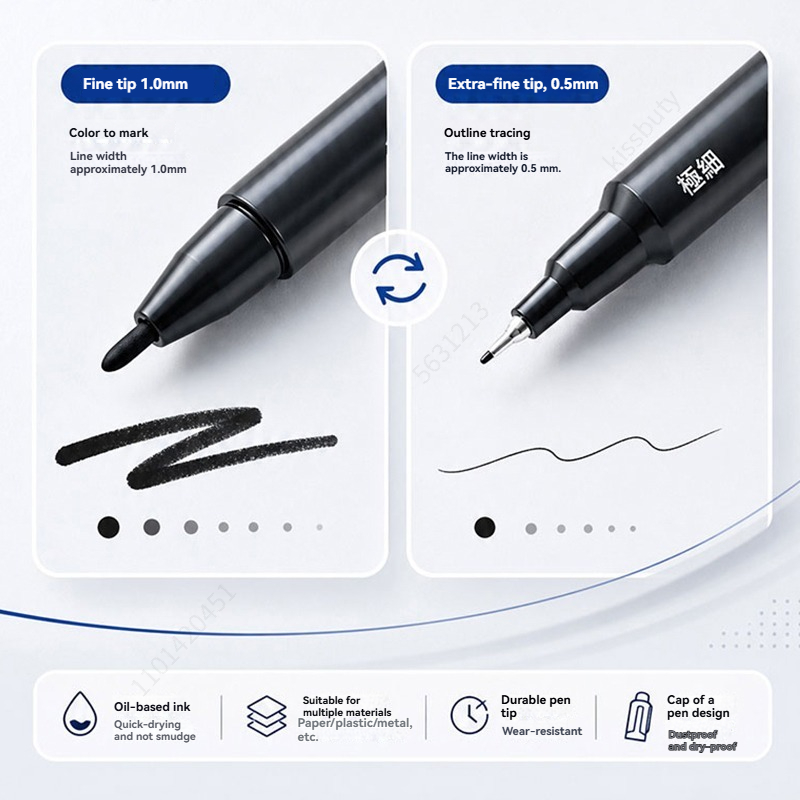 3-100Pcs/set Oil Double Tip Ar - đánh giá và giá Illustration Marker Set
