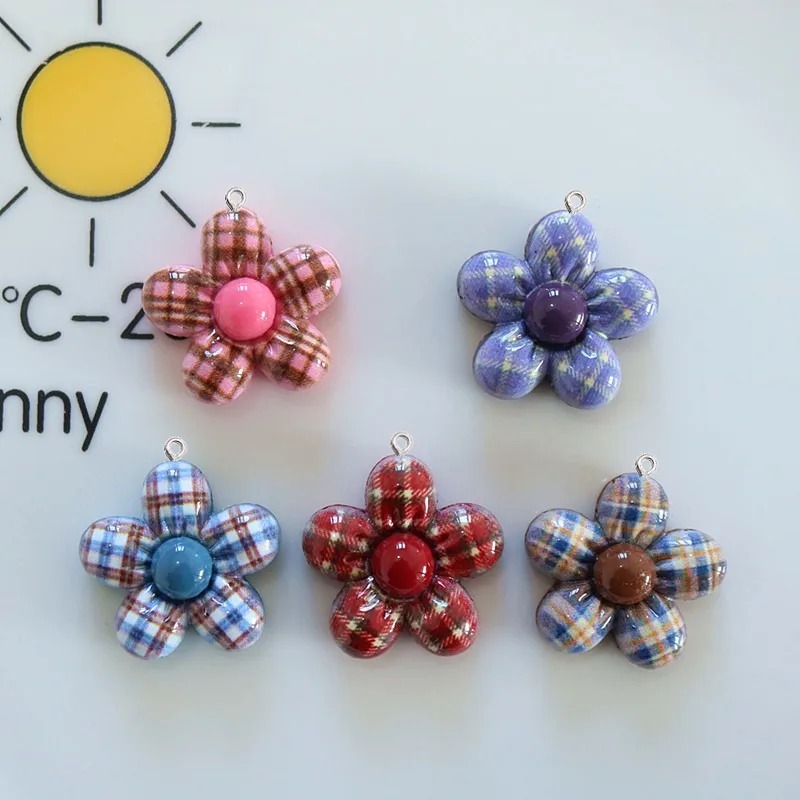 10Pcs Sweet Flower Planar Resi - đánh giá và giá Art Craft Accessories