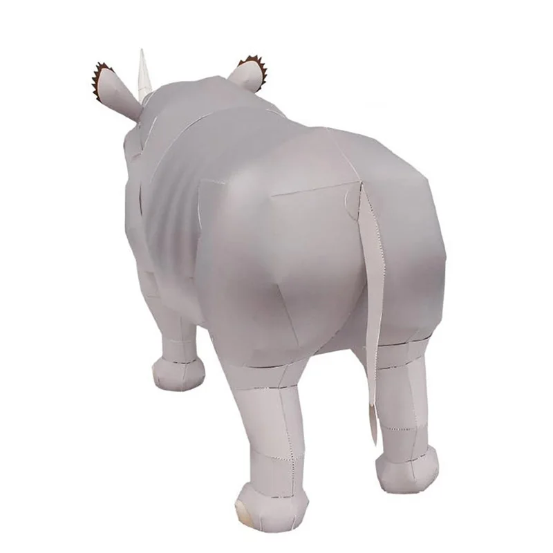 Rhinoceros Hook-lipped Handmad - đánh giá và giá Art Craft With Cardboard