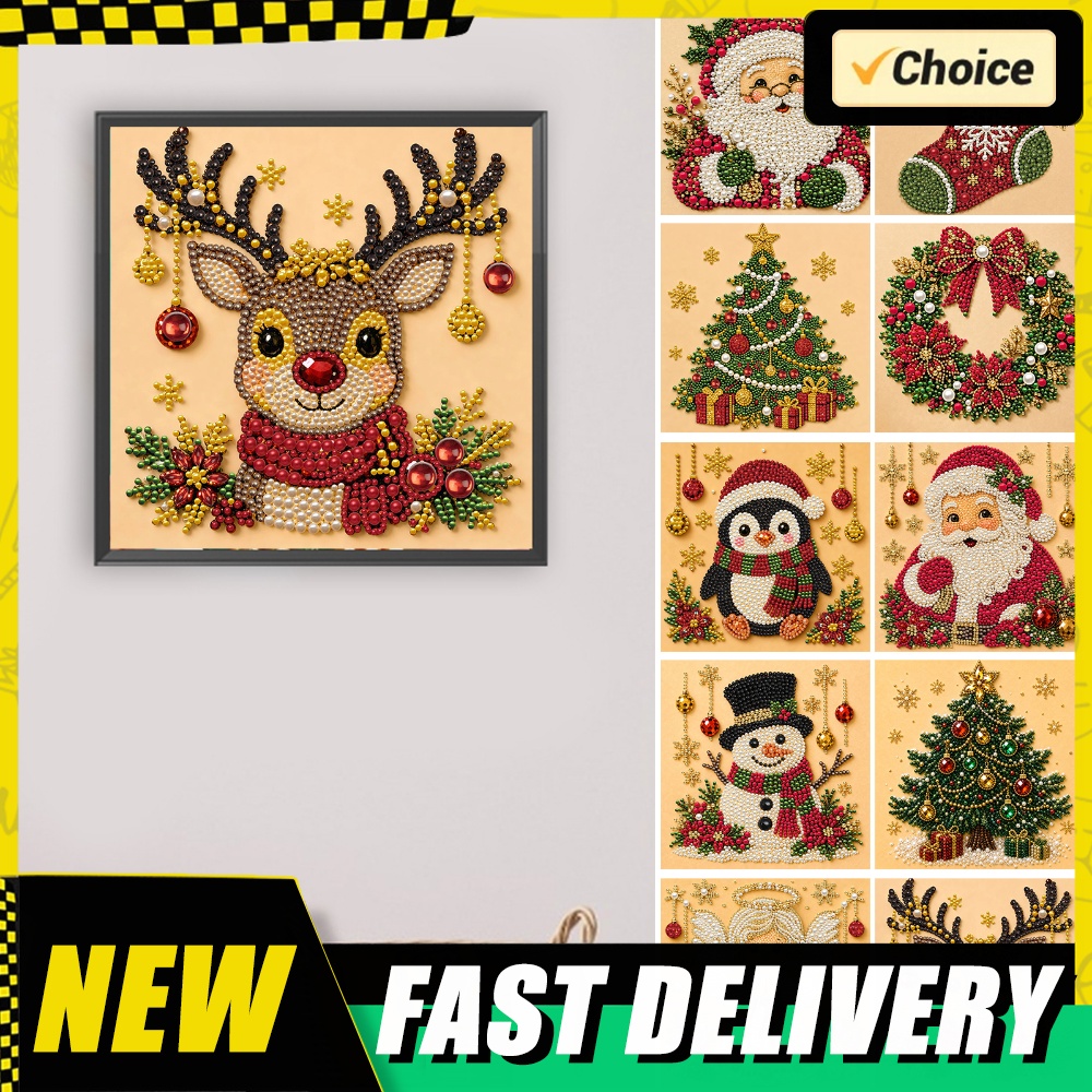 Christmas Pearl Diamond Painti - đánh giá và giá Diamond Painting Kit