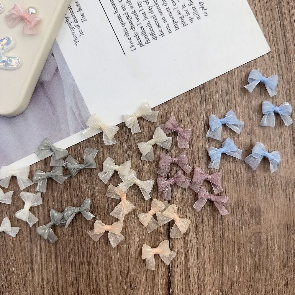 10Pcs Colorful Bow Pearlescent - đánh giá và giá Art Craft Yarn