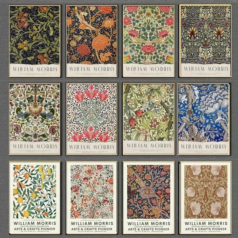 Nordic Canvas Painting Poster  - đánh giá và giá Art Craft William Morris