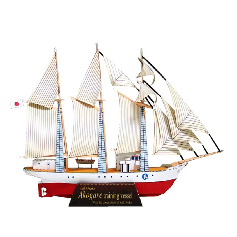 Sailship Akogare Sailboat Sail - đánh giá và giá Art Craft With Cardboard