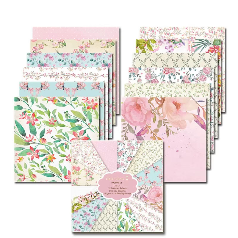 24 Sheets 30x30cm Scrapbook Pa - đánh giá và giá Art Craft Journals