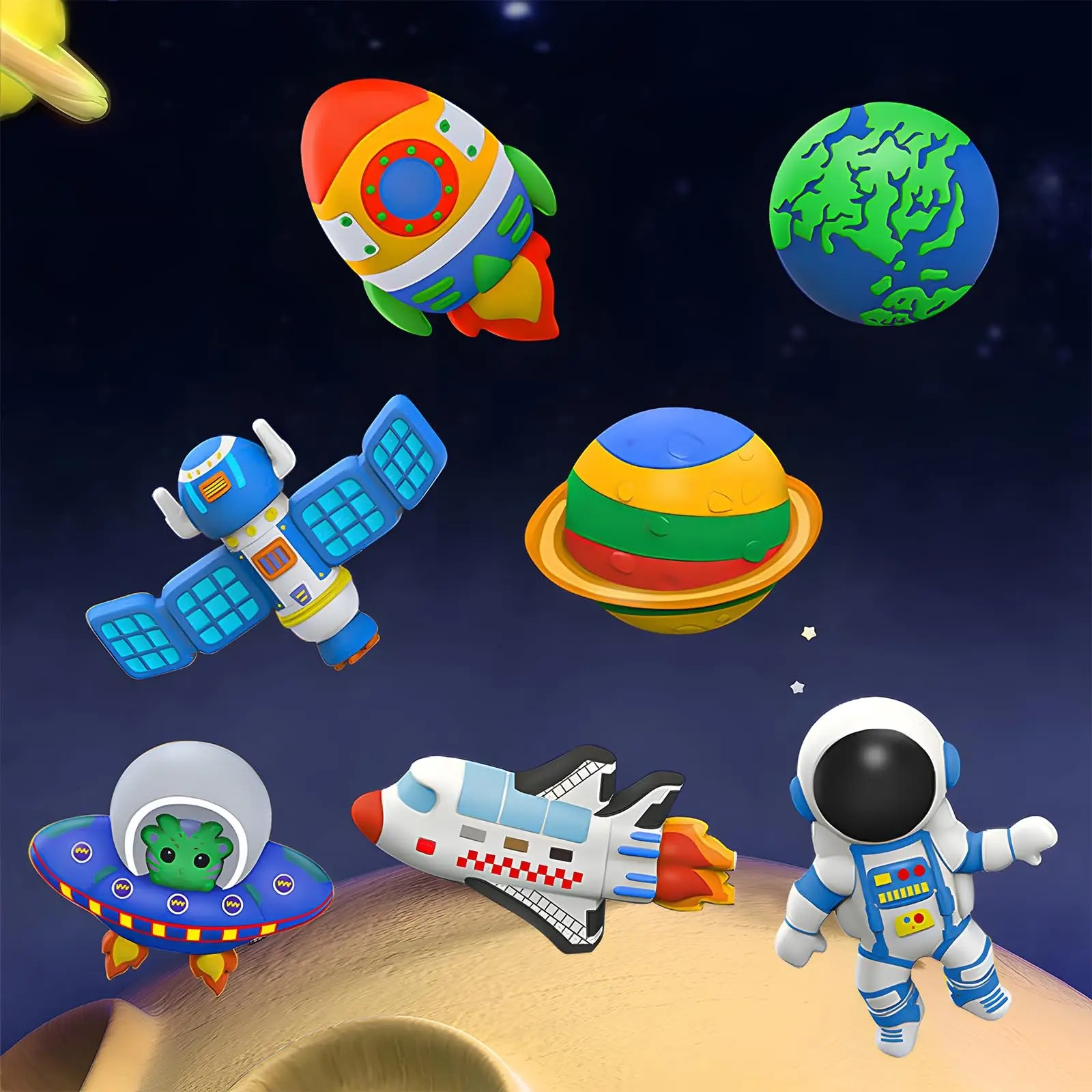 Space DIY Gypsum Kit for Kids  - đánh giá và giá Art Craft Toddler