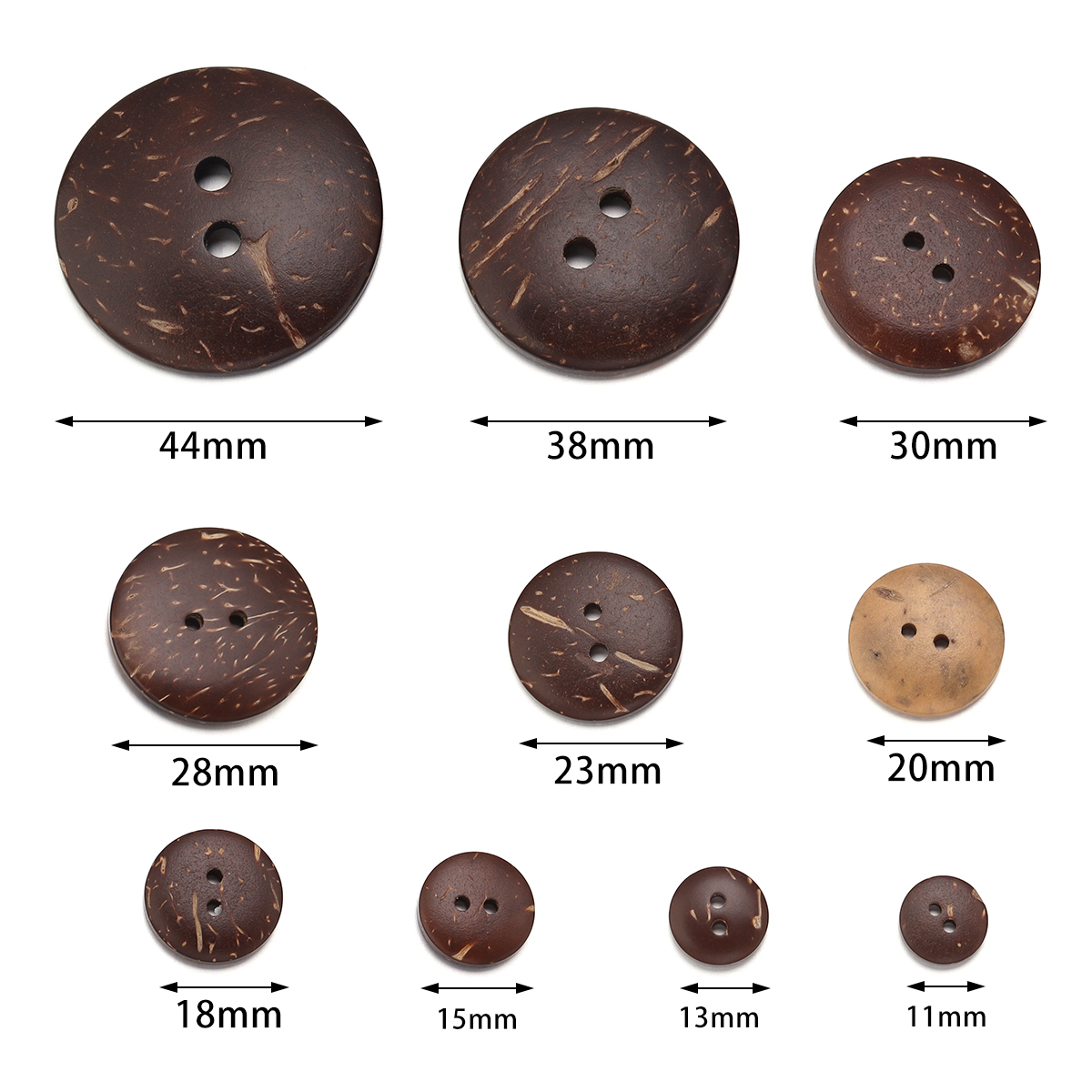 10-100Pcs Natural Coconut Shel - đánh giá và giá Art Craft Accessories