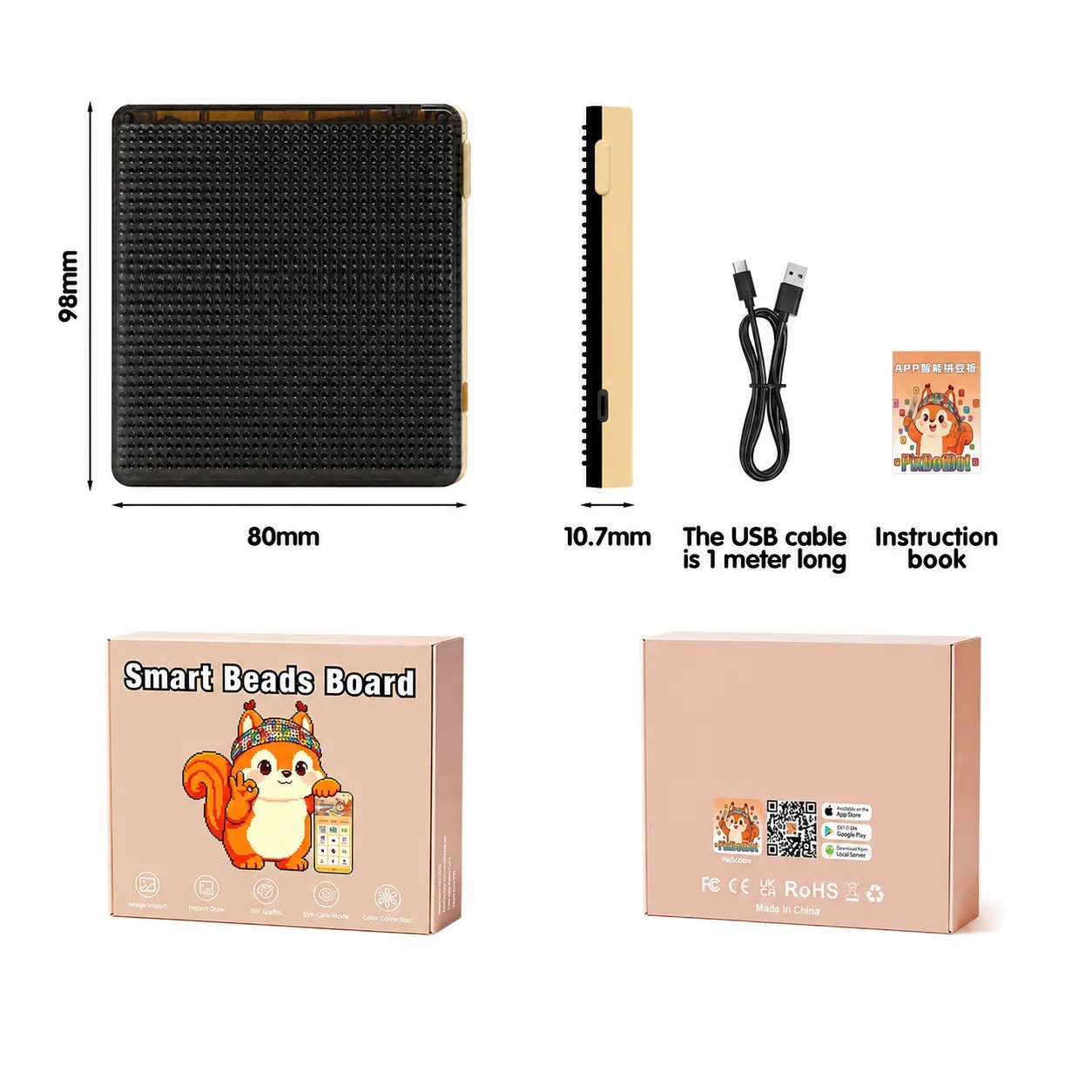 Smart LED Light Board Pixel Ar - đánh giá và giá Art Craft App