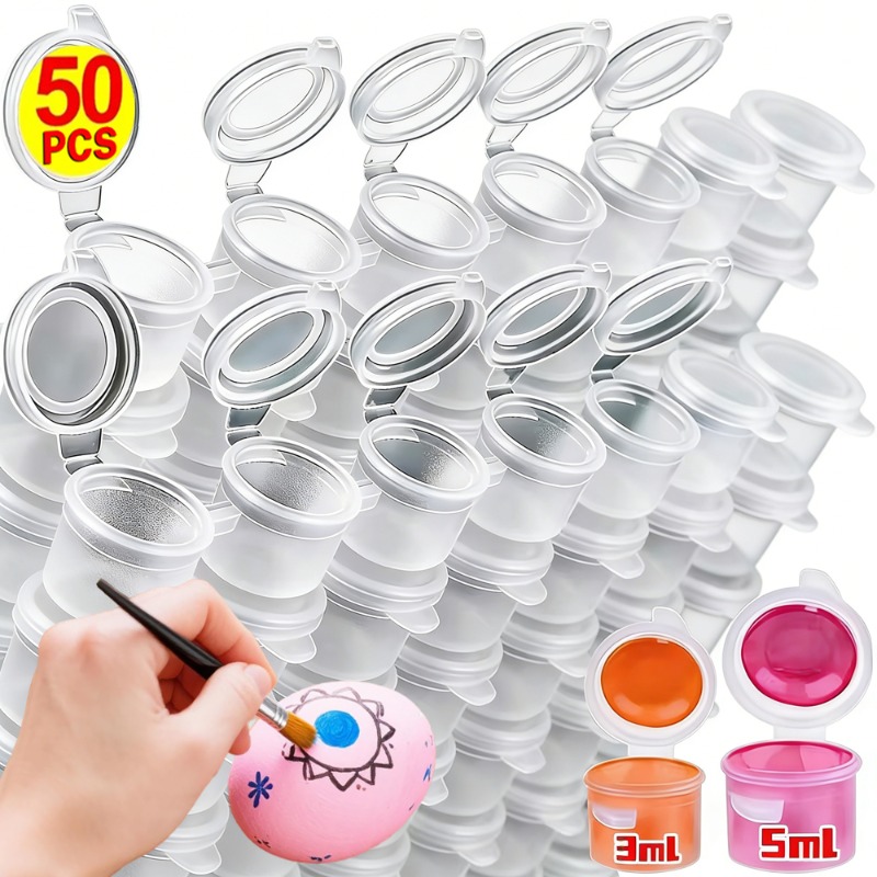 10/30/50PCS Empty Paint Pots M - đánh giá và giá Art Craft Cup