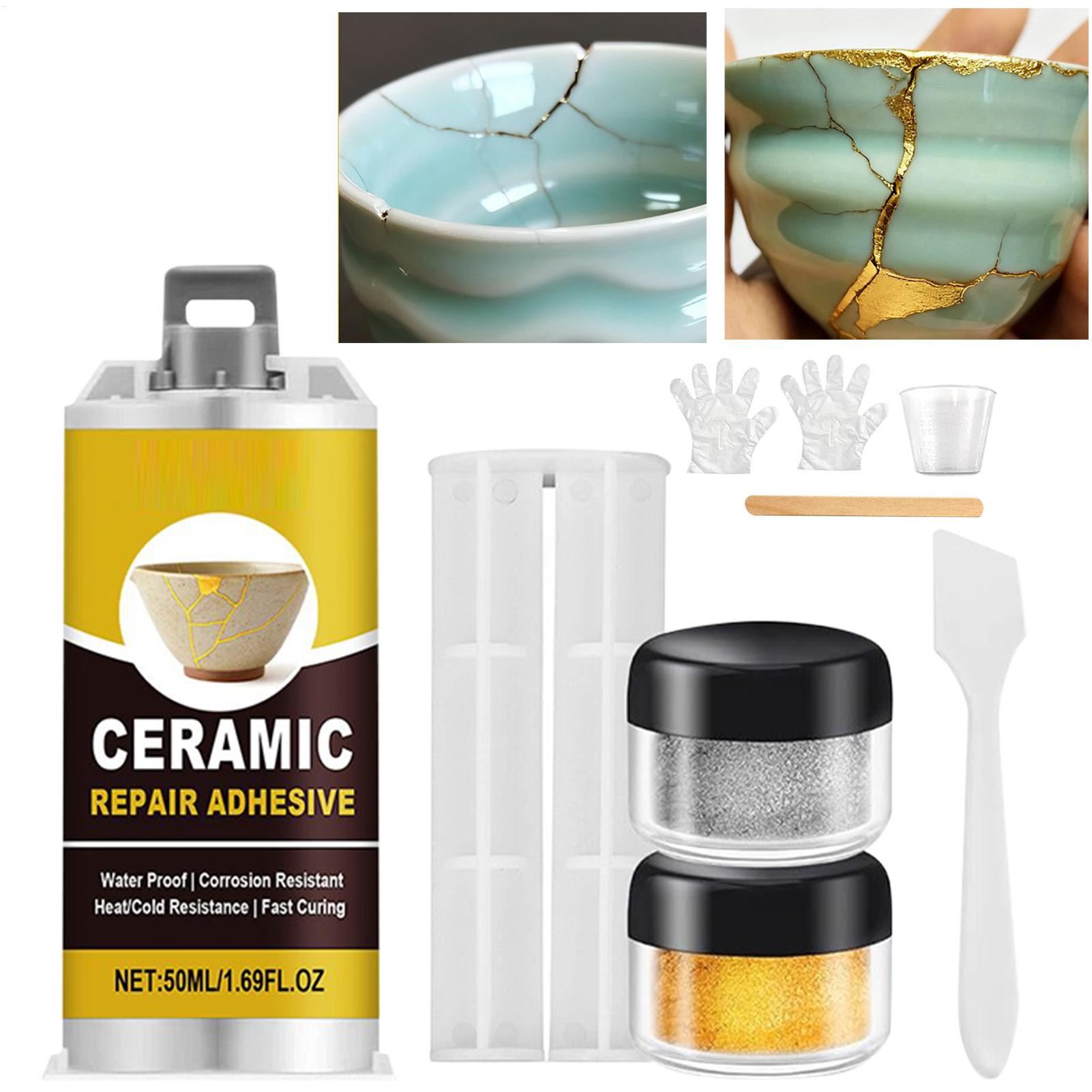 Porcelaine Repair Kit Gold Cer - đánh giá và giá Art Craft Cup