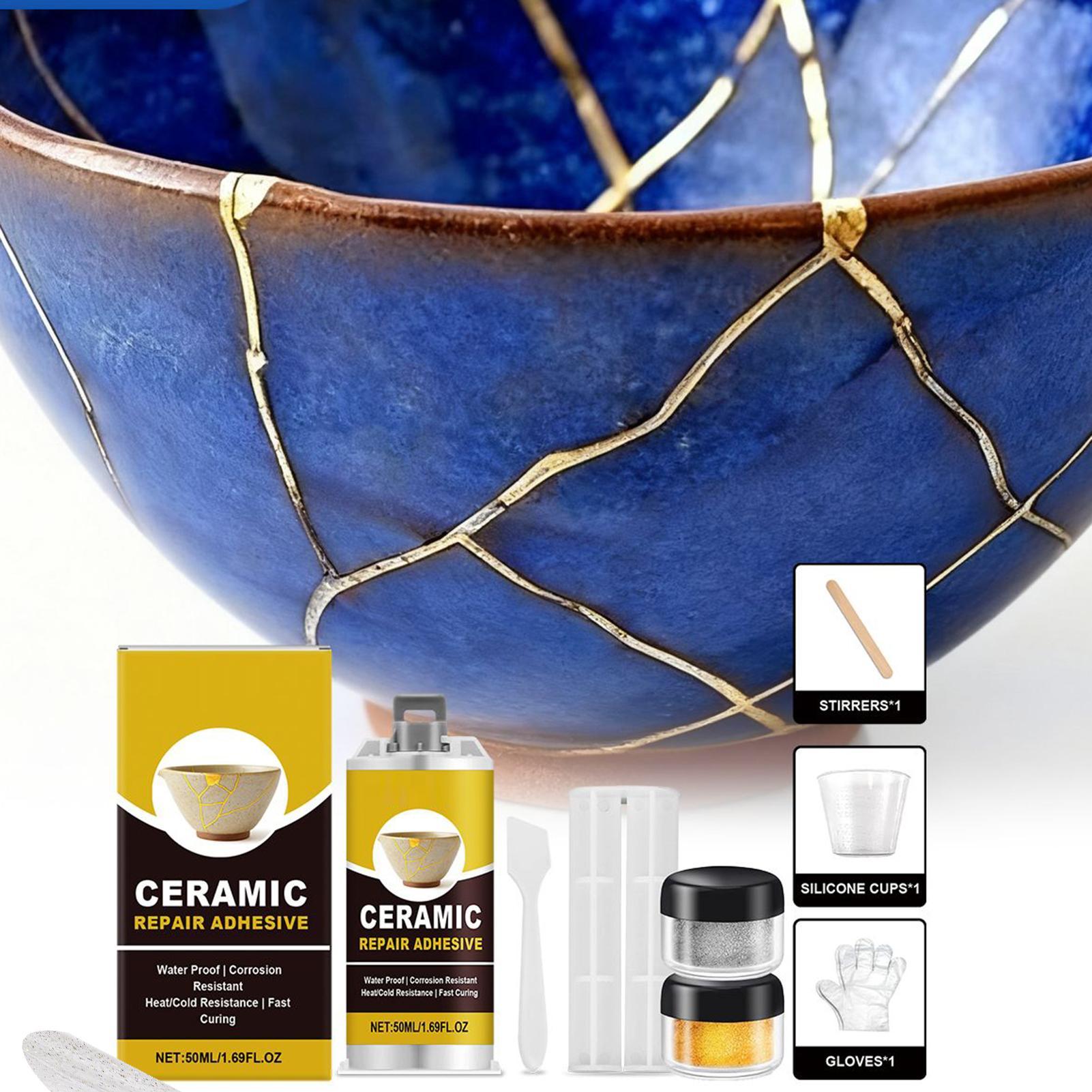 Porcelaine Repair Kit Gold Cer - đánh giá và giá Art Craft Cup
