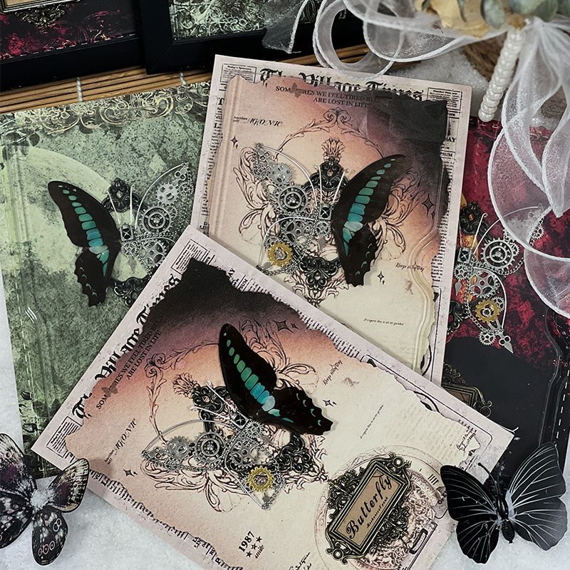 Steampunk Butterfly Frame DIY  - đánh giá và giá Art Craft Handmade