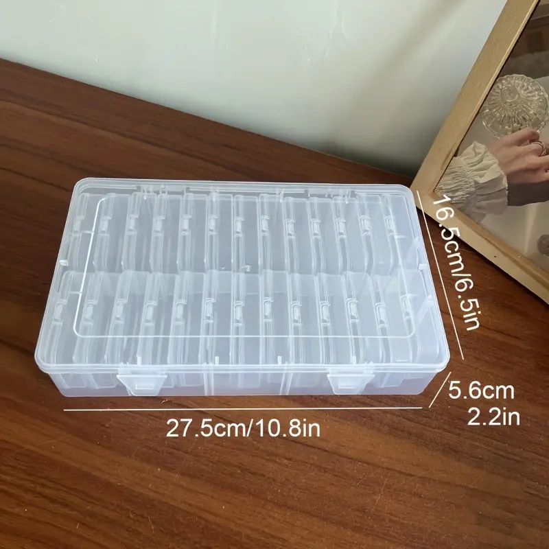 Transparent plastic craft stor - đánh giá và giá Art Craft Organizer