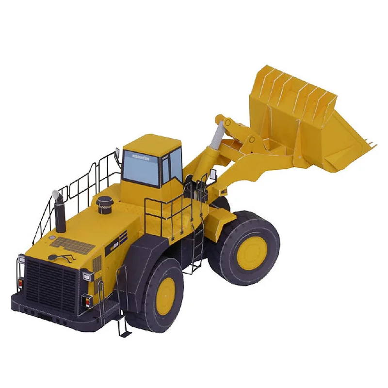 Wheel Loader Bulldozer Tractor - đánh giá và giá Art Craft With Cardboard
