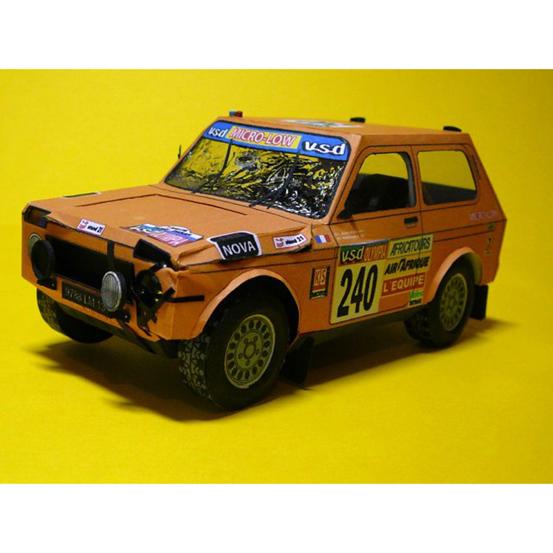 LADA NIVA 1985 1:32 Dakar Rall - đánh giá và giá Art Craft With Cardboard