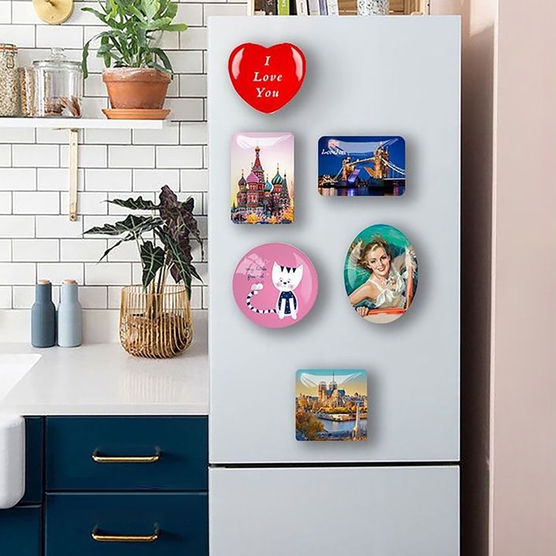 50/100PCS 50*50mm Magnet Refri - đánh giá và giá Art Craft Magnet