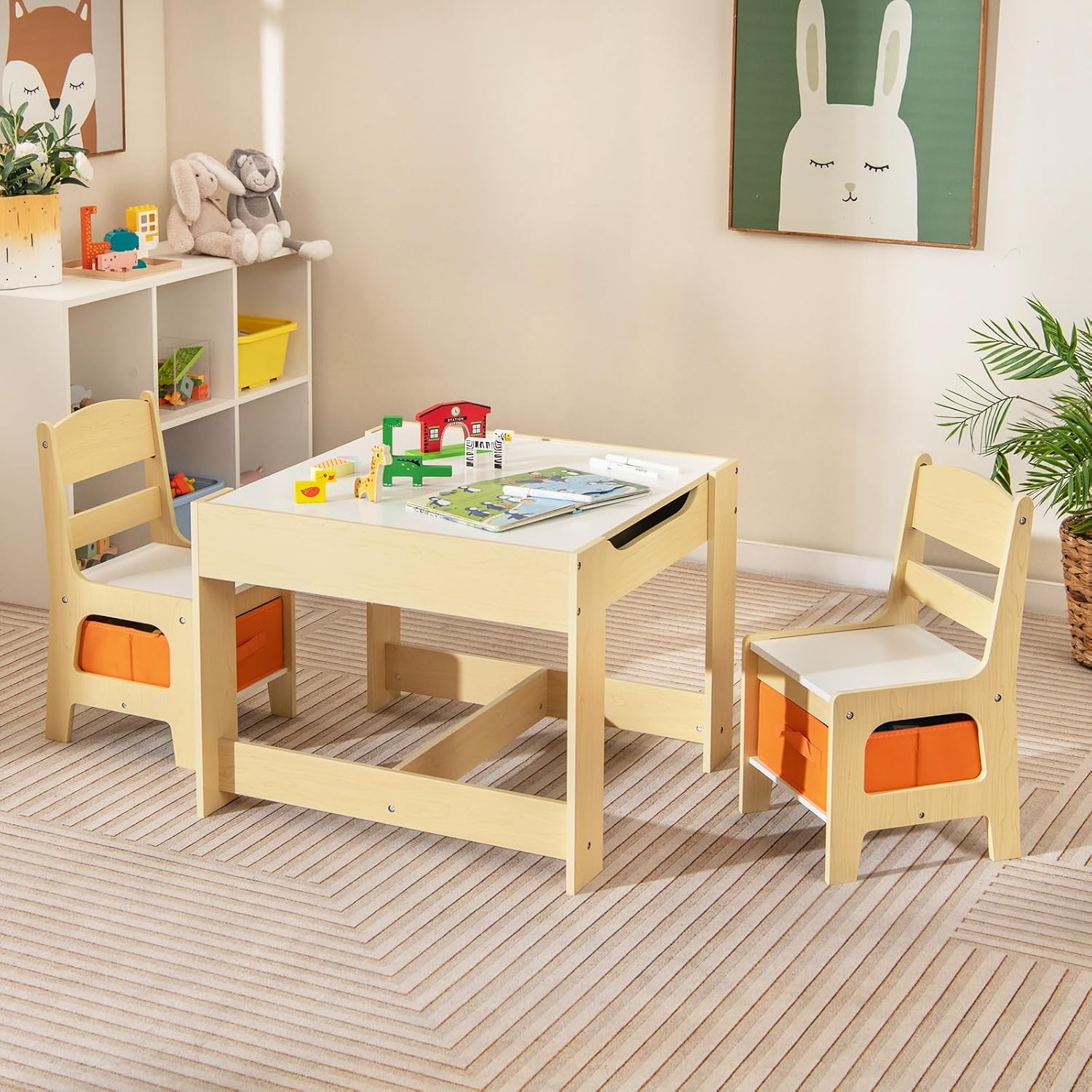 Kids Table and Chair Set, 3 in - đánh giá và giá Art Craft Toddler