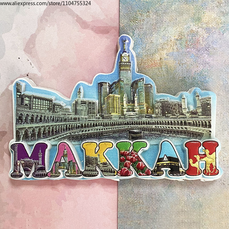 Mecca 3D refrigerator magnet T - đánh giá và giá Art Craft Magnet