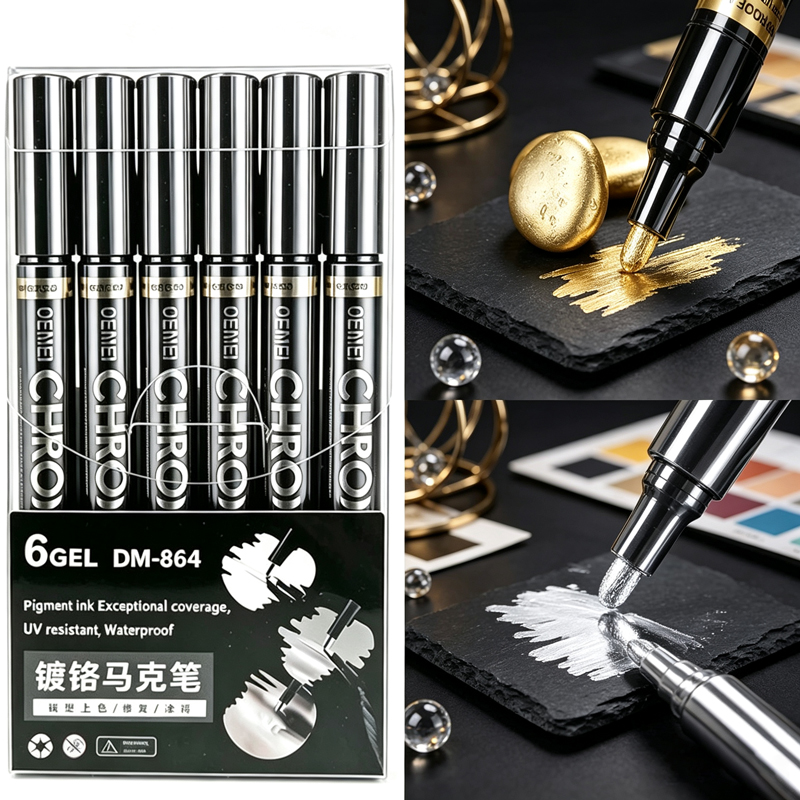 1/3/5/12pcs Chrome Mirror Mark - đánh giá và giá Illustration Marker Set