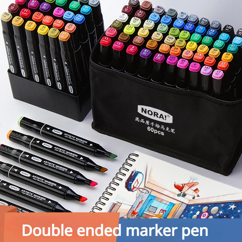 30/60 Color Markers Double-hea - đánh giá và giá Illustration Marker Set