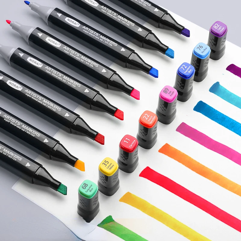 30/60 Color Markers Double-hea - đánh giá và giá Illustration Marker Set