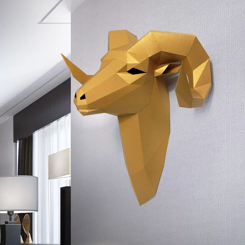 Pre-cut Bighorn Wild Sheep Ani - đánh giá và giá Art Craft With Cardboard