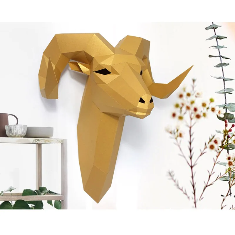 Pre-cut Bighorn Wild Sheep Ani - đánh giá và giá Art Craft With Cardboard