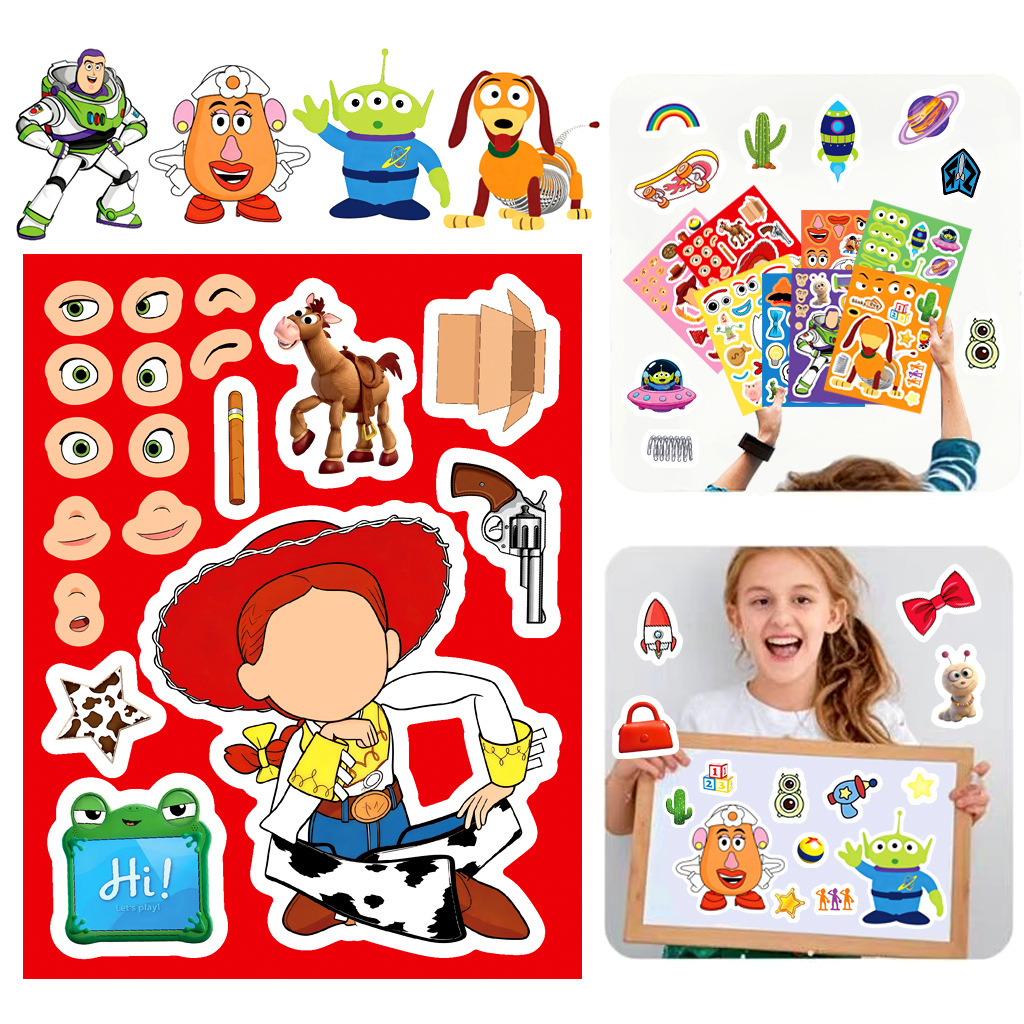 Toy Story 5 Make a Face Sticke - đánh giá và giá Art Craft Activity
