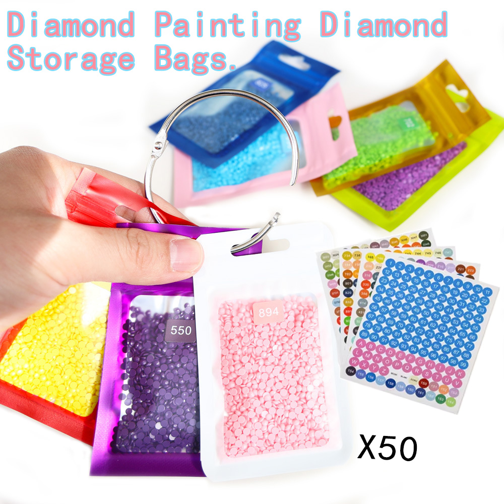 50pcs Diamond Painting Bead St - đánh giá và giá Art Craft Organizer