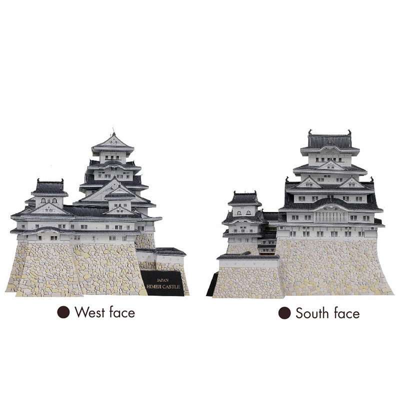 Nhật Bản Lâu Đài Himeji 3D Mô  - đánh giá và giá Art Craft With Cardboard