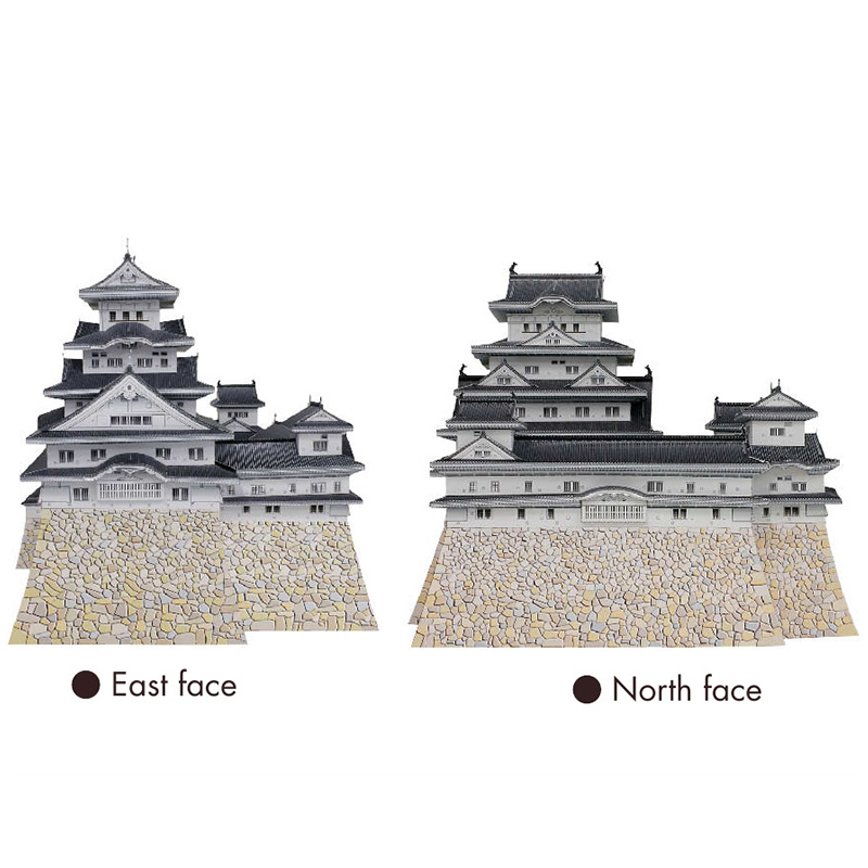 Nhật Bản Lâu Đài Himeji 3D Mô  - đánh giá và giá Art Craft With Cardboard