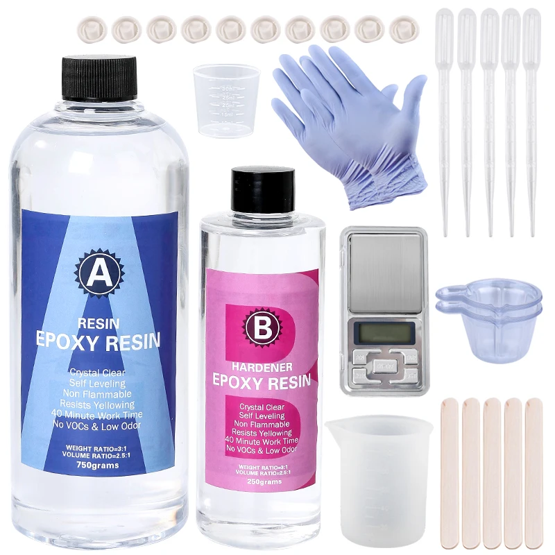 Epoxy Resin Kit Crystal Clear  - đánh giá và giá Art Craft Cup