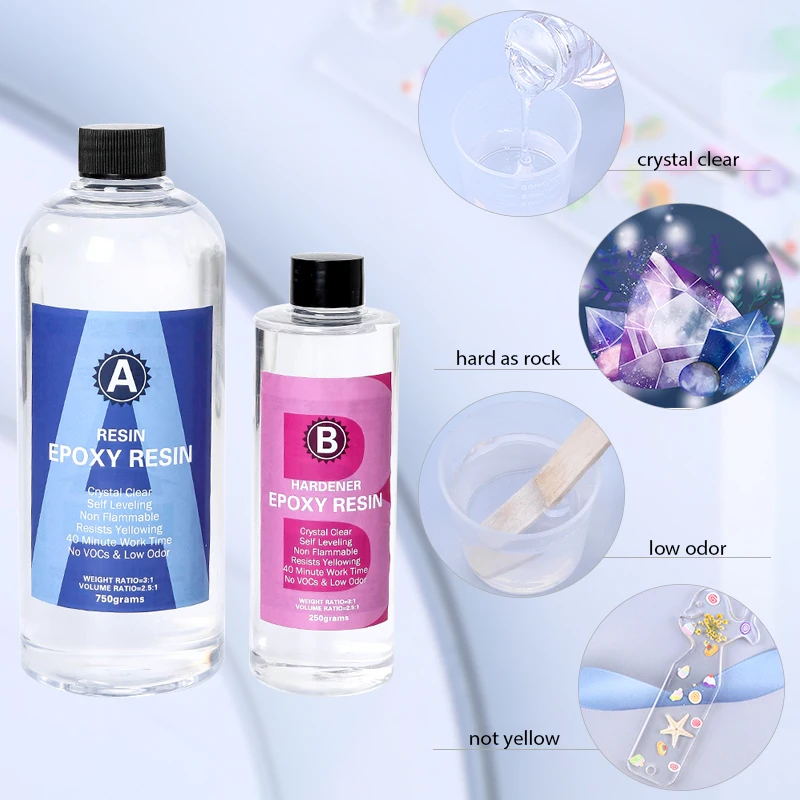 Epoxy Resin Kit Crystal Clear  - đánh giá và giá Art Craft Cup