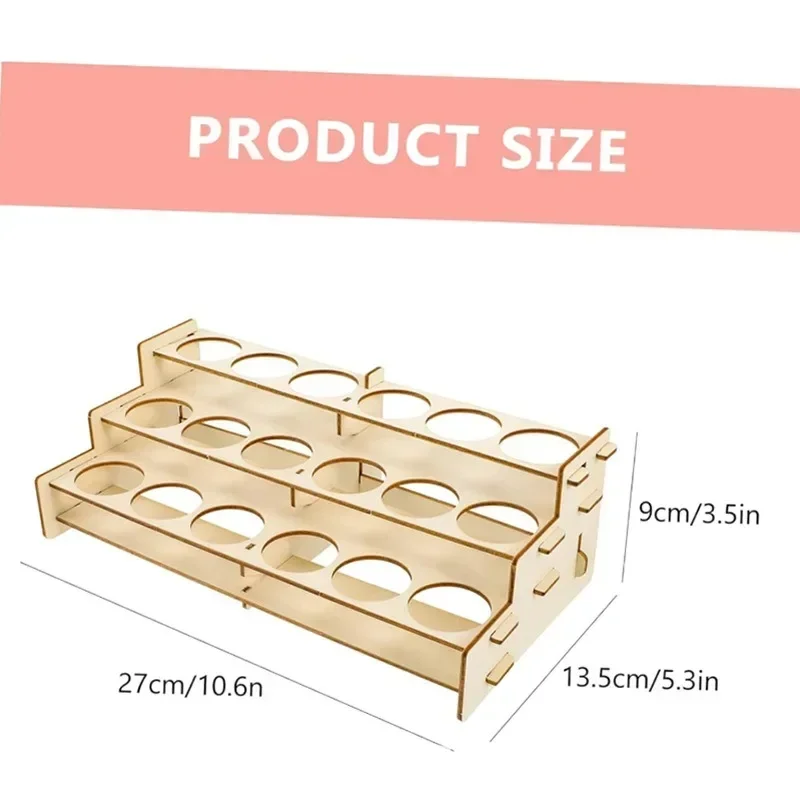 Wooden Paint Rack Organizer fo - đánh giá và giá Art Craft Organizer