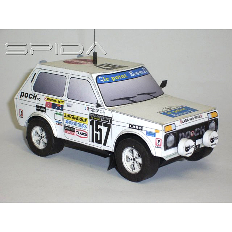 Lada Niva 1983 4X4 1:32 Dakar  - đánh giá và giá Art Craft With Cardboard