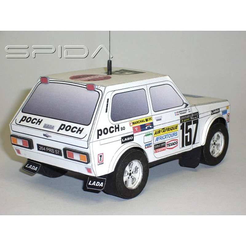 Lada Niva 1983 4X4 1:32 Dakar  - đánh giá và giá Art Craft With Cardboard